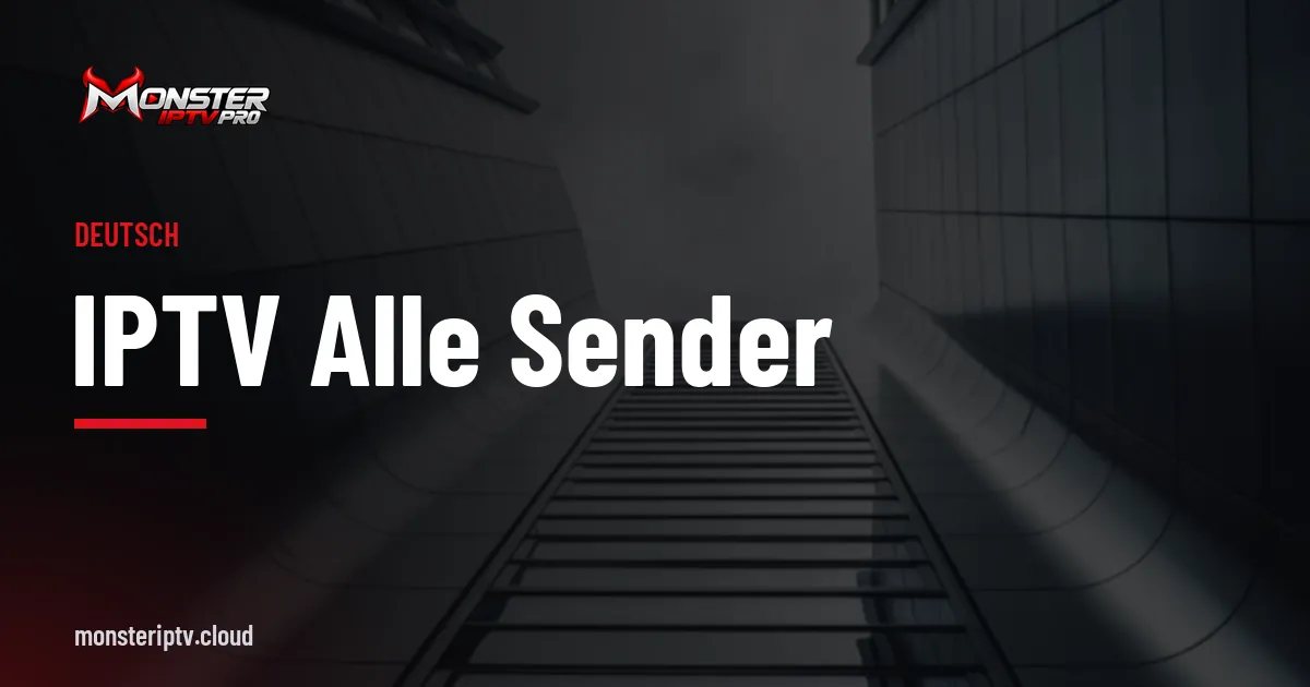 Banner mit dem Text IPTV alle Sender über einer Straße in Berlin