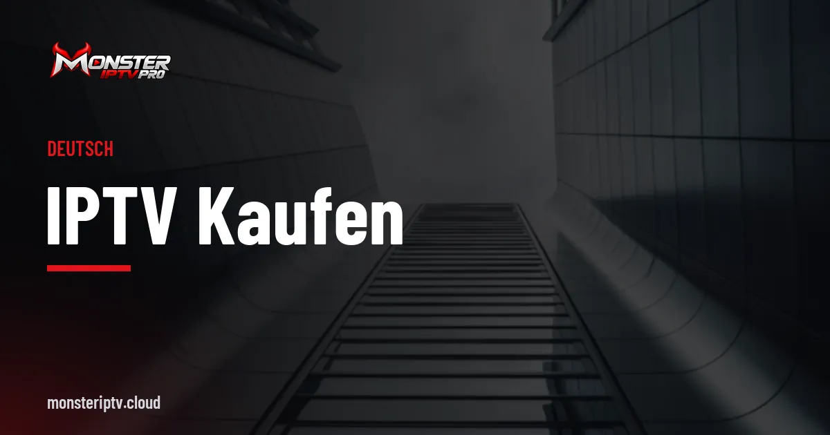 Banner mit dem Text IPTV kaufen über einer Straße in Berlin