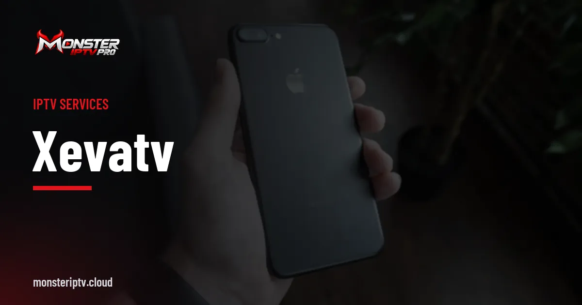 xevatv banner over a black smartphone